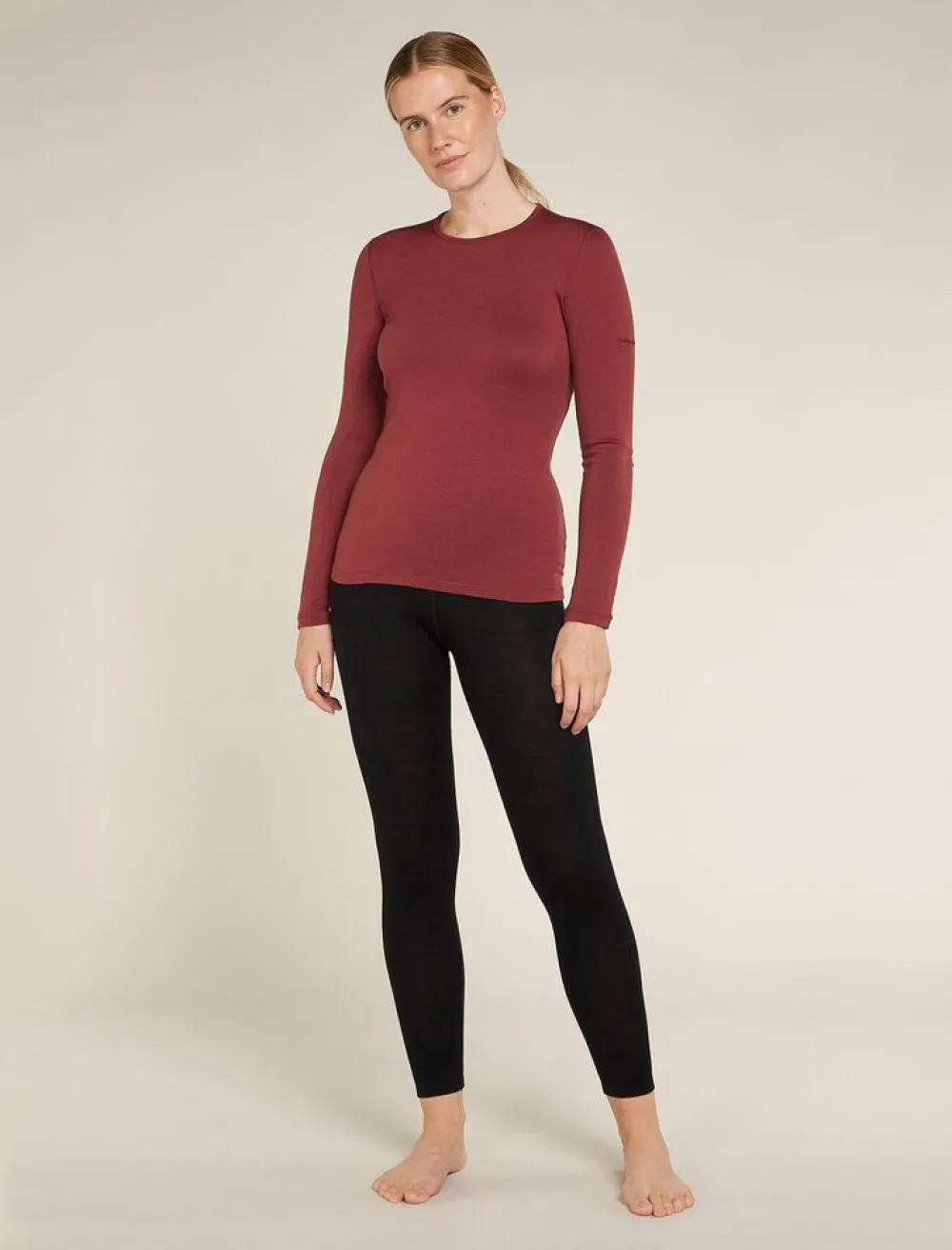 DAMES Icebreaker Ondergoed Dames|W Merino 260 Tech High Rise Leggings