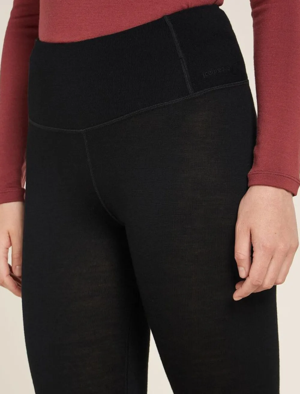 DAMES Icebreaker Ondergoed Dames|W Merino 260 Tech High Rise Leggings