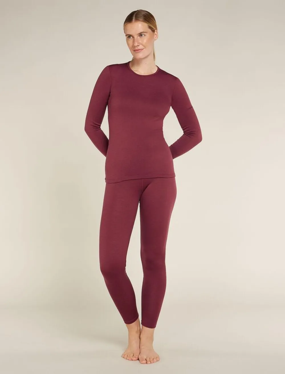 DAMES Icebreaker Ondergoed Dames|W Merino 260 Tech High Rise Leggings