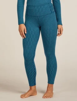 DAMES Icebreaker Ondergoed Dames|W Merino 260 Tech Vertex High Rise Leggings Snow G