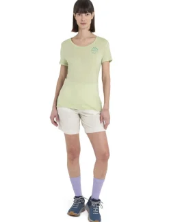 DAMES Icebreaker Shirts Dames|W Merino 150 Tech Lite III SS Scoop Tee Icebre