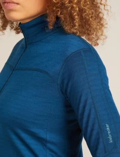 DAMES Icebreaker Vesten|W Merino Blend 300 RealFleece Descender LS Zip