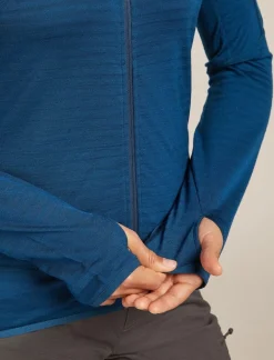DAMES Icebreaker Vesten|W Merino Blend 300 RealFleece Descender LS Zip