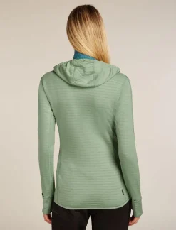 DAMES Icebreaker Vesten|W Merino Blend 300 RealFleece™ Descender LS Zip Ho