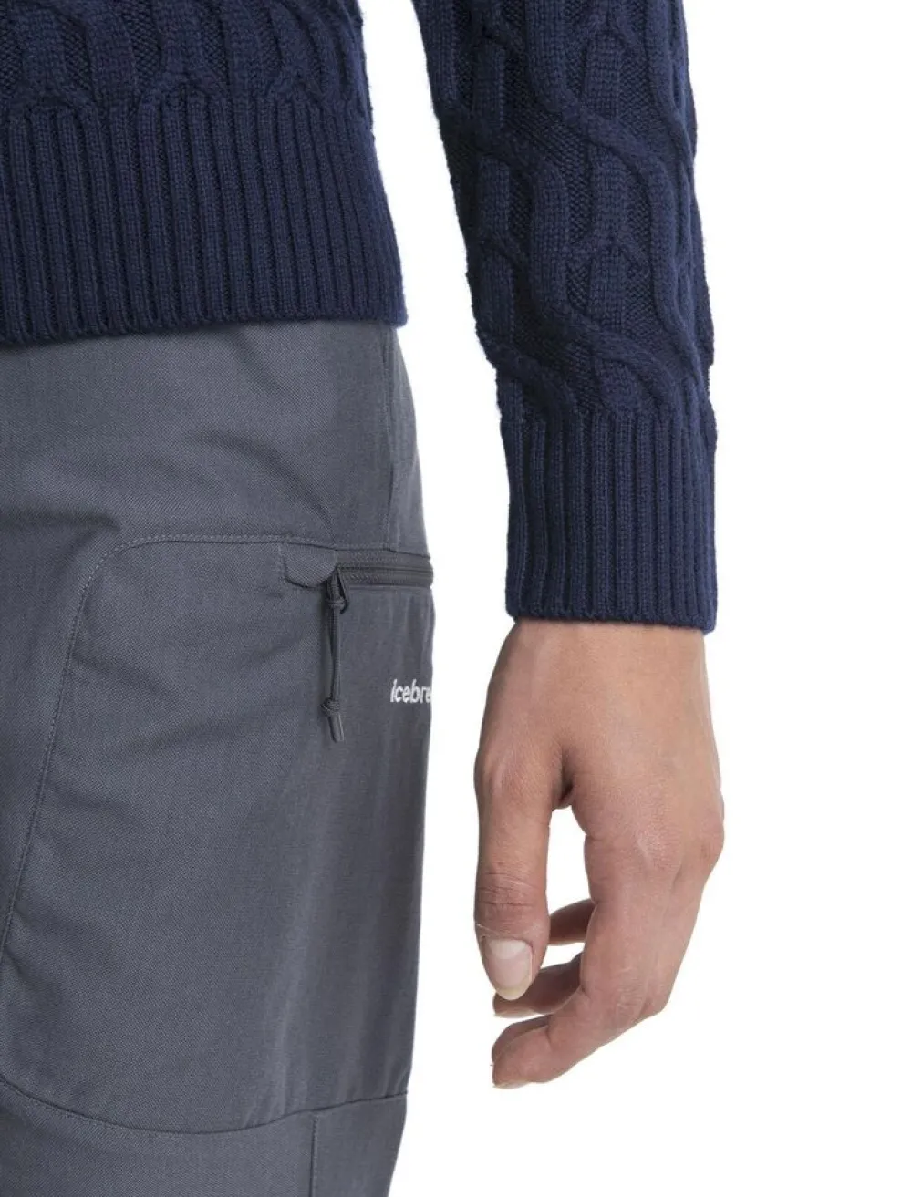 DAMES Icebreaker Truien|W Merino cable crew sweater