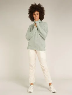 DAMES Icebreaker Truien|W Seevista funnel neck