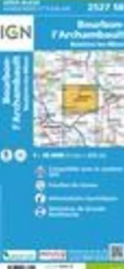 IGN Frankrijk|2527 Bourbon-l'Archambault