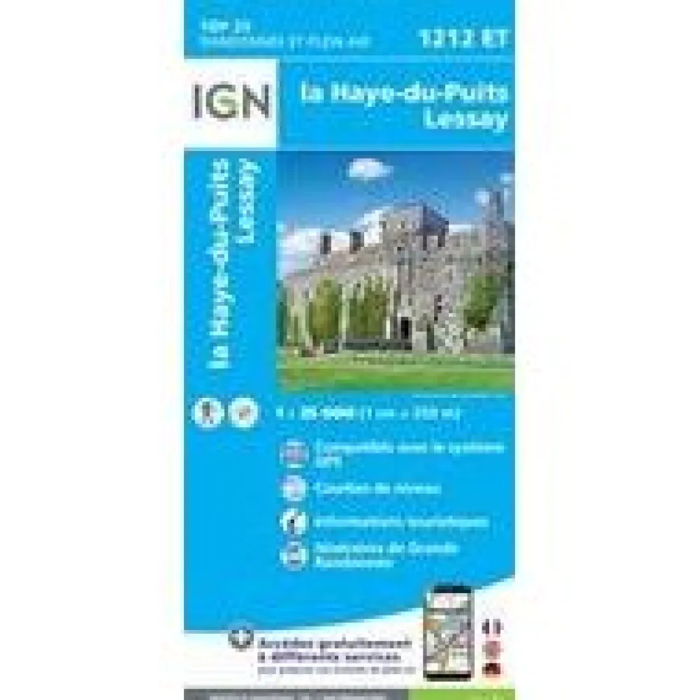 IGN Frankrijk|1212ET La Haye-du-Puits Lessay