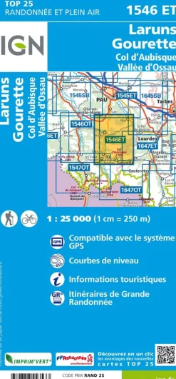 IGN Spanje & Portugal|1546ET Laruns Gourette
