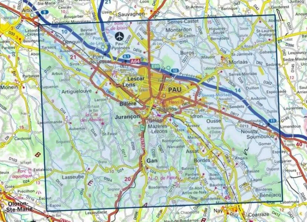 IGN Spanje & Portugal|1545ET Pau