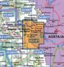 IGN Frankrijk|3531ET St-Gervais-les-Bains