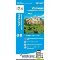 IGN Frankrijk|3039ET Valréas Saint-Paul-Trois-Chateaux
