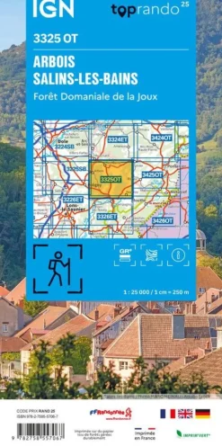 IGN Frankrijk|3325OT Arbois/Salins-les-Bains