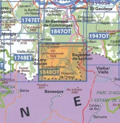 IGN Spanje & Portugal|1848OT Bagnères-de-Luchon