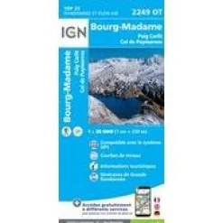 IGN Frankrijk|2249OT Bourg-Madame Pic Carlit Col Puymorens
