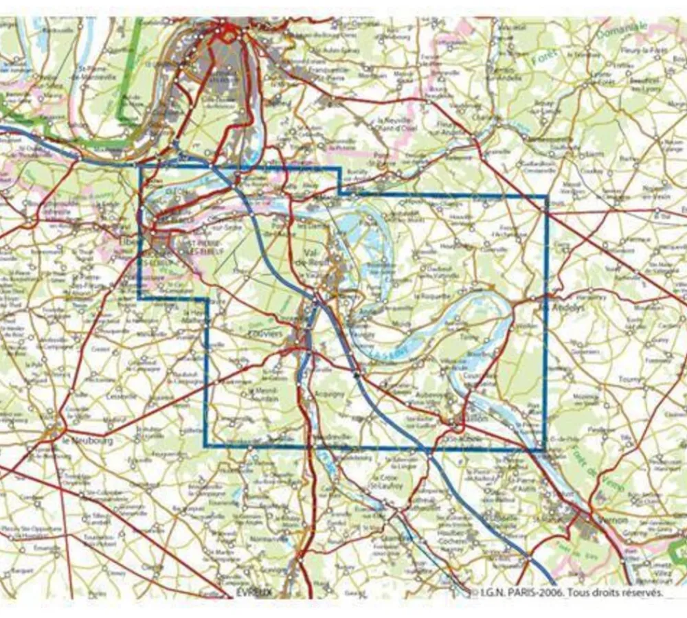 IGN Frankrijk|2012OT Forêt de Bord Louviers