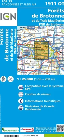 IGN Frankrijk|1911OT Forêts de Brotonne et du Trait-Maulėvrier