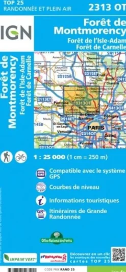 IGN Frankrijk|2313OT Forêts de Montmorency