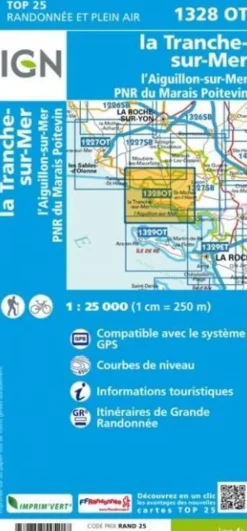 IGN Frankrijk|1328OT La Tranche-s-Mer
