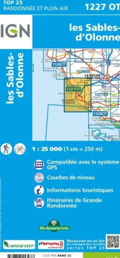 IGN Frankrijk|1227OT Les Sables-d'Olonne