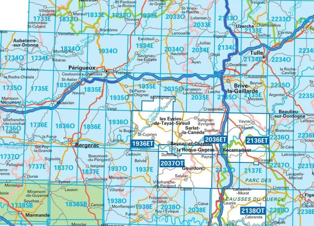 IGN Frankrijk|Topografische kaart 2730SB Le Mayet-de-Montagne