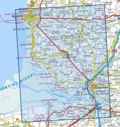 IGN Frankrijk|Wandelkaart 1215et Avranches - Le Mont-St-Michel