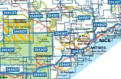 IGN Frankrijk|Wandelkaart 3643et Cannes - Grasse