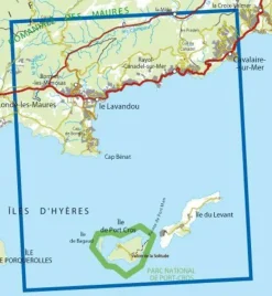IGN Frankrijk|Wandelkaart 3446et Le Lavandou