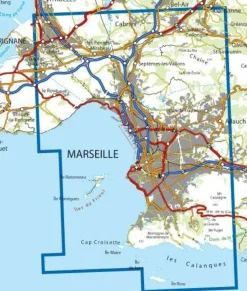 IGN Frankrijk|Wandelkaart 3145et Marseille