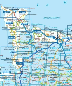 IGN Frankrijk|Wandelkaart 1512OT Bayeux/arromanches-les-bai 1/25