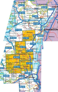 IGN Frankrijk|Wandelkaart 3619ot Bussang La Bresse