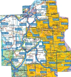 IGN Frankrijk|Wandelkaart 3334ot Massif Chartreuse Sud
