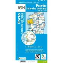 IGN Frankrijk|Wandelkaart 4150ot Porto - Calanche de Piana
