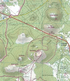 IGN Frankrijk|Wandelkaart 2434ot Riom-ès-Montagnes