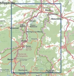 IGN Frankrijk|Wandelkaart 3008SB Fumay