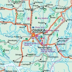 ITMB Zuid-Azië|Wegenkaart Bangladesh & India Oost