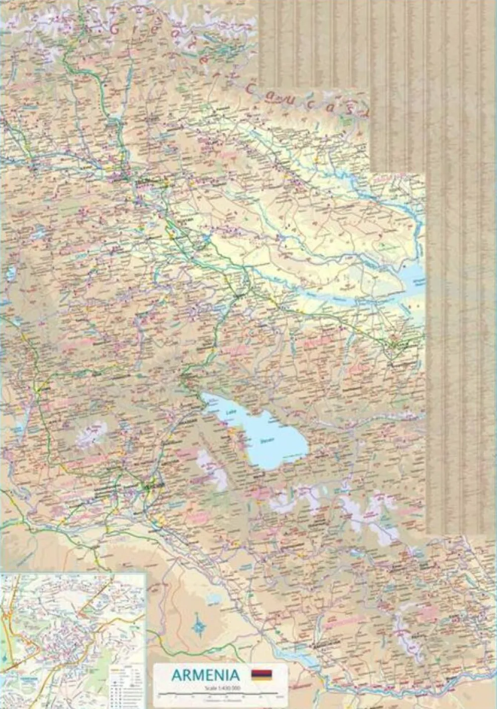 ITMB Kaukasus|Wegenkaart Georgië en Armenië