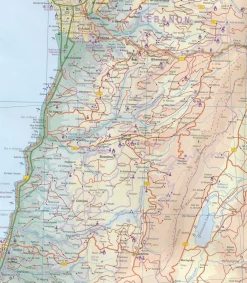 ITMB Midden-Oosten|Wegenkaart Libanon & Beirut