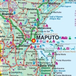 ITMB Afrika|Wegenkaart Malawi Mozambique