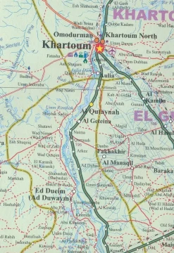 ITMB Afrika|Wegenkaart Sudan - Soedan