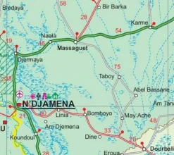 ITMB Afrika|Wegenkaart Tsjaad