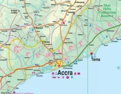 ITMB Afrika|Wegenkaart van Ghana Zuid en Accra