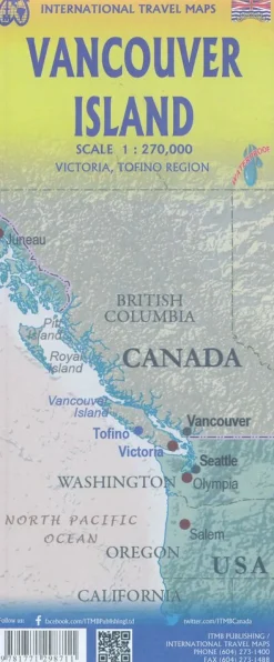 ITMB Canada|Wegenkaart Vancouver Island
