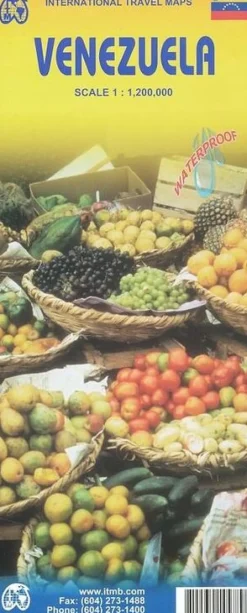 ITMB Zuid-Amerika|Wegenkaart Venezuela