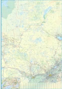 ITMB Canada|Wegenkaart Zuidelijk Quebec