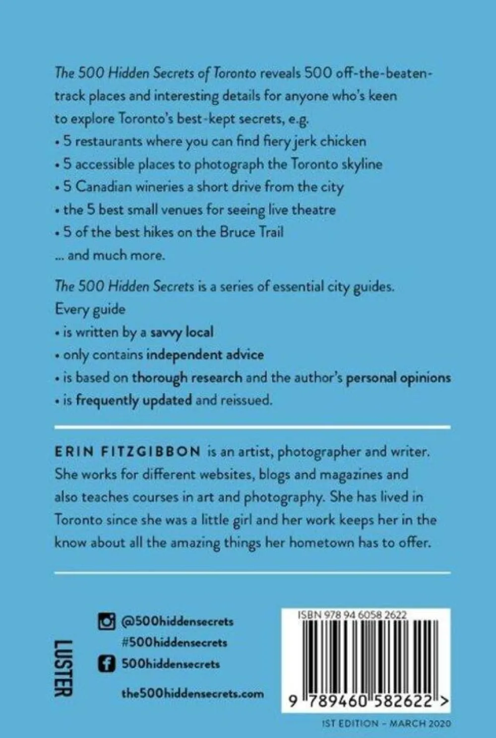 Jonglez Canada|500 Hidden Secrets Of Toronto