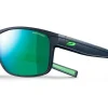 Julbo Sportbrillen|Sportbrillen|Renegade Blauw f Mat SP3 CF Groen Zonnebril