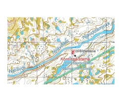 Karttakeskus FInland Scandinavië & Ijsland|Wandelkaart Näätämöjoki Sevettijärvi Silisjoki