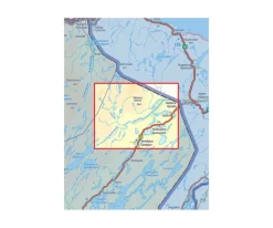 Karttakeskus FInland Scandinavië & Ijsland|Wandelkaart Näätämöjoki Sevettijärvi Silisjoki