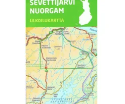 Karttakeskus FInland Scandinavië & Ijsland|Wandelkaart Sevettijärvi Nuorgam